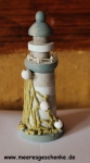 Deko-Leuchtturm mit Netz und Bojen ca. 13 cm