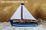 Maritime Deko Segelboot, ca. 10 x 8,5 x 2,5 cm