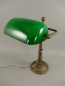 Preview: Banker-Lampe antik grün ca. 45 x 34 x 16 cm