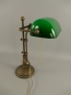 Preview: Banker-Lampe antik grün ca. 45 x 34 x 16 cm