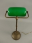 Preview: Banker-Lampe antik grün ca. 45 x 34 x 16 cm