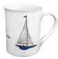 Preview: Tasse / Kaffeebecher Segler ca. 10 x Ø 8 cm