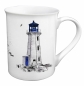 Preview: Tasse / Kaffeebecher Leuchtturm ca. 10 x Ø 8 cm