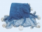 Preview: Deko Fischernetz blau mit Deko-Bojen 6,25 m²