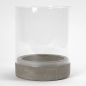 Preview: Beton Windlicht Sylt Ø 12 x 12 cm