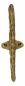Preview: Haken Seepferdchen ca. 3,5 x 12 x 6 cm