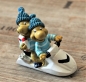 Preview: Wattwurmpaar auf Jetski ca.9,5 x 8,5 x 4,5 cm