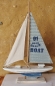 Preview: Deko-Segelboot mit LED-Licht ca. 49 x 32 x 6 cm