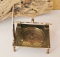 Preview: Sonnenuhr-Kompass antik ca. 8 x 8 x 9,5 cm