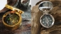 Preview: Maritimer Kompass Ø: 3,5 cm in 2 Ausführungen