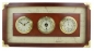Preview: Uhr,Baro-,Thermo- & Hygrometer Holzrahmen ca. 47,5 x 24 cm