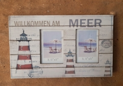 Fotorahmen /Bilderrahmen maritim ca. 34 x 20,5 cm