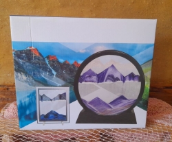 Sandbild ca.17 x 19 x 4 cm
