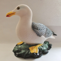 Möwe auf Fels 29 x 32 cm