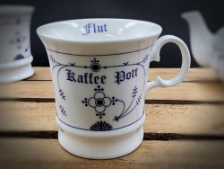 Indisch Blau Herrenbecher / Kapitänsbecher Kaffee Pott