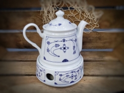 Indisch Blau Teekanne 0,4 l mit Stövchen