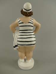 Badepuppe / Strandlady ca. 40 x 20 x 11 cm