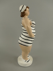 Badepuppe / Strandlady ca. 40 x 20 x 11 cm