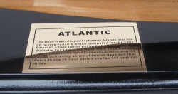 Modell Segelschiff Atlantic ca. 71 x 56 cm