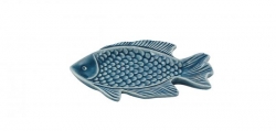 Maritime Schale / Platte als Fisch ca. 17 x 12 x 2 cm