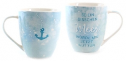 Kaffeebecher MEER ca. 10 x Ø 10 cm