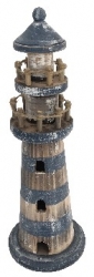 Deko-Leuchtturm Blueline 33 cm x Ø: 11,5 cm