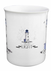 Tasse / Kaffeebecher Leuchtturm ca. 10 x Ø 8 cm