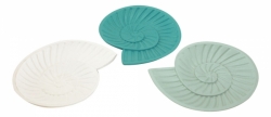 3 Schnecken-Schalen je ca. 23 x 20,5 x 3 cm