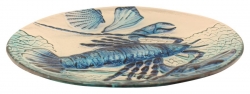 Glasteller Hummer Ø 30,5 x 3 cm