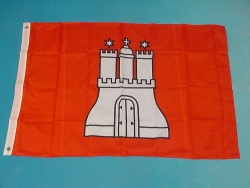 Flagge / Fahne Hamburg ca. 150 x 90 cm