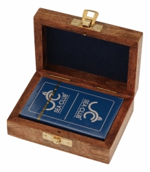 Spielkartenbox mit Skat-Karten ca. 11 x 8 x 4 cm