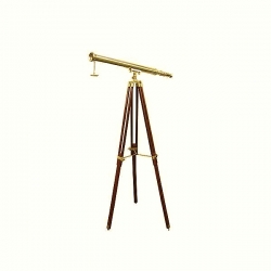 Maritimes Stand-Teleskop / Fernrohr 69 x 130 cm