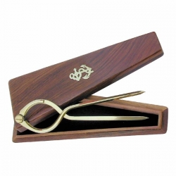 Einhand-Stechzirkel ca. 18 cm mit Holzbox