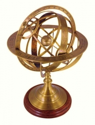 Armillarsphäre / Weltmaschine XXL H: 50 cm, Ø: 35 cm