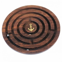 Labyrinth-Spiel Ø: 15,5cm
