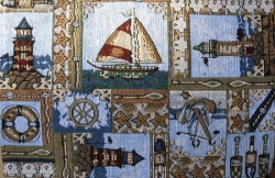 Tisch-Set / Untersetzer mit maritimen Motiven