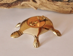 Aschenbecher maritim als Schildkröte ca. 8 x 7 x 3 cm