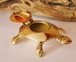 Aschenbecher maritim als Schildkröte ca. 8 x 7 x 3 cm