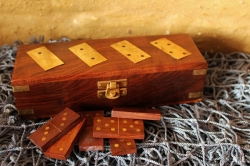 Maritimes Domino-Spiel ca. 20 x 7 x 5 cm