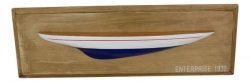 Enterprise-Halbrumpf auf Board ca. 47,5 x 15,5 x 5 cm