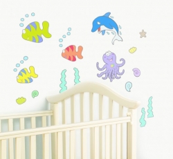 Wandsticker Unterwasser