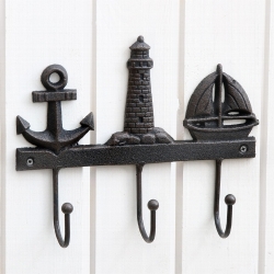 Hakenleiste maritim ca. 20 x 5 x 16 cm