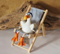 Kantenhocker Möwe ca. 10 x 6 cm