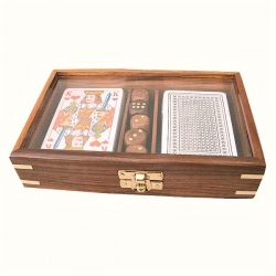 Karten-Würfel-Box ca. 18 x 11,5 x 4 cm