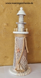 Deko-Leuchtturm ca. 40 cm x Ø: 14 cm