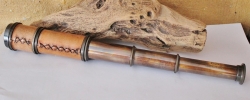 Teleskop / Fernrohr antik ca. 42 cm mit Holzbox