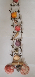 Wandschmuck Muschelbehang 94 x 10 cm