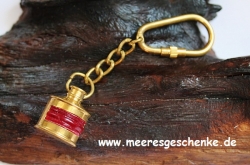 Maritimer Schlüsselanhänger - Backbordlampe