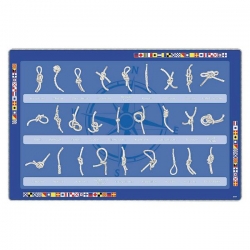 Tisch-Set / Untersetzer Seemanns-Knoten in 3 Sprachen