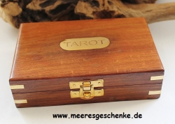 Tarot-Kartenspiel in der Holzbox